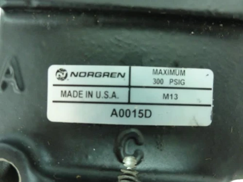 Norgren A0015D; Pneumatic Valve; 3/4" NPT