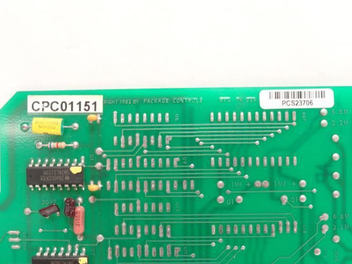 Package Controls Incorporated CPC01151; PC Input Board