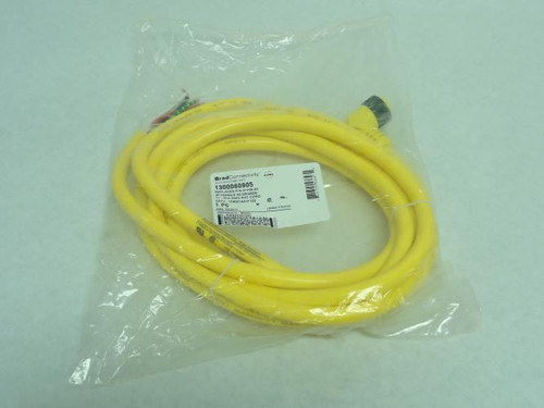 Brad Connectivity 1300060905; Cordset; 12' Length; 4P; 10A
