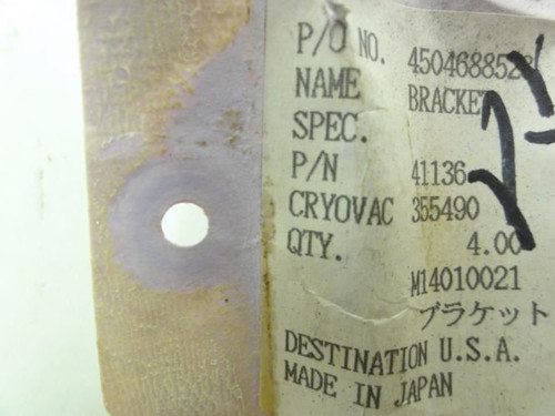 Cryovac 41136; Bracket FUR355490