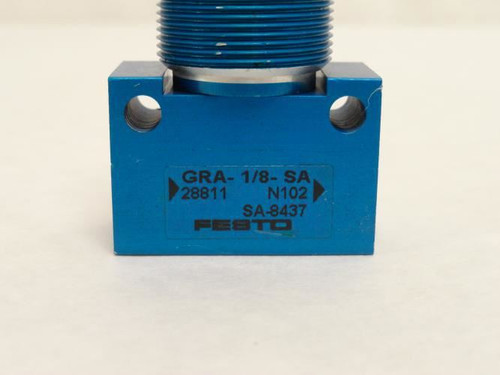 Festo GRA-1/8-SA; One-Way Flow Control Valve 28811; 1/8NPT