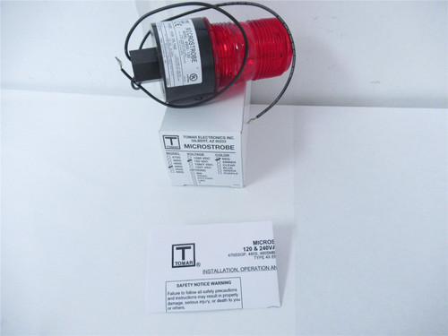 Tomar 490S-120; MicroStrobe 120VAC Red 50/60Hz