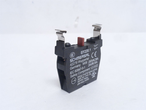 Schmersal EF220.1; Contact Black 101023927; 2-NC; 8A; 250VAC