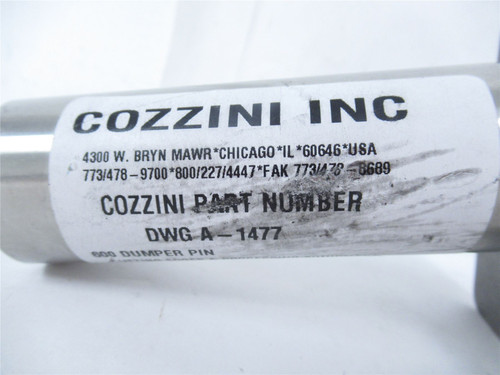 Cozzini DWGA1477; Dumper Pin 600 SS