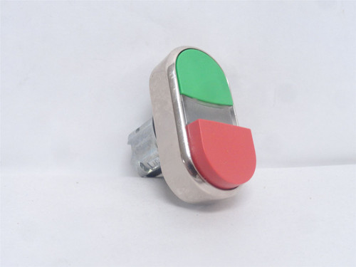 Siemens 3SU1051-3BB42-0AA0; Oval Switch Body Pushbutton; Dual