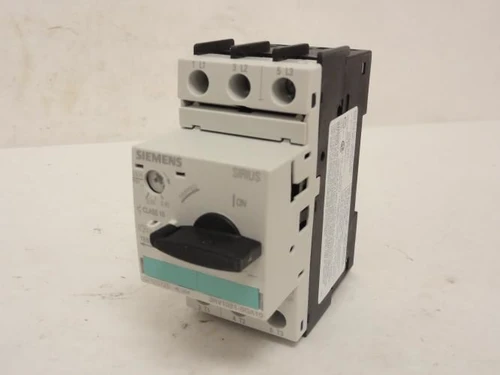 Siemens 3RV1021-0GA10; Motor Protector 0.45-0.63A; 3P; 600V