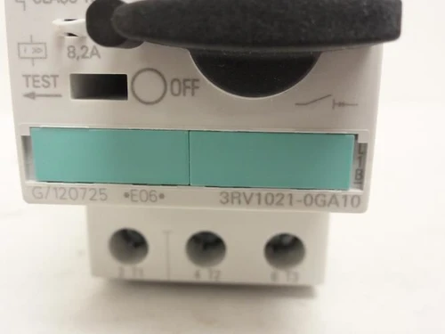 Siemens 3RV1021-0GA10; Motor Protector 0.45-0.63A; 3P; 600V