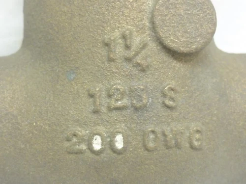Stockham B-309C-1-1/4; Inline Check Valve 1-1/4"; Bronze; Solder
