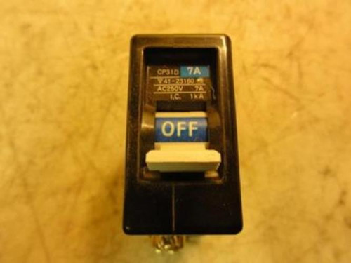 Fuji Electric CP31D7; Circuit Breaker 7A 250Vac