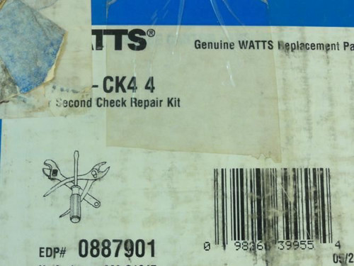 Watts 887901; Second Check Repair Kit