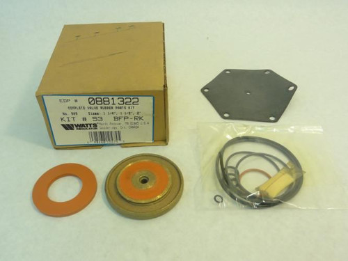 Watts 881322; Complete Valve Parts Kit; Kit # 53 BFP-RK