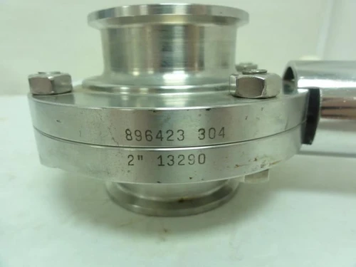 Flowtech 896423-304; Sanitary Butterfly Valve; SS-304; Size: 2"