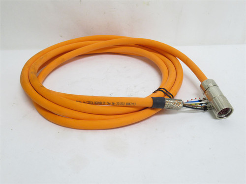 B+R 8CM004.12-1; Servo Motor Cable; 4m Long; 8-Pin
