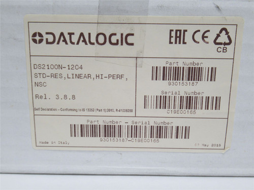 Datalogic DS2100N-1204; Compact Laser Scanner; 10-30VDC