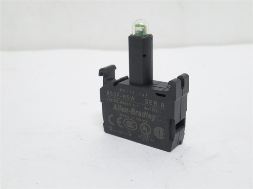 Allen-Bradley 800F-N5W; Integrated LED Module; 22mm; 120VAC