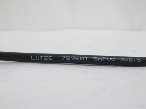 Lutze 709601; PVC connecting lead 3×0;5mm Square; 230VAC/DC