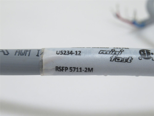 Turck RSFP 5711-2M; Receptacle U5234-12; 5-Pin; 2m Wire