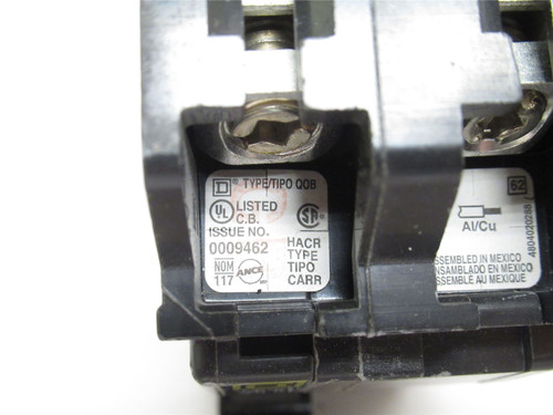 Square D QOB240; Mini-Circuit Breaker; 2P; 40A; 120/240V