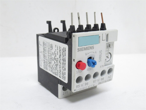 Siemens 3RU1116-1CB0; Overload Relay; 1.8-2.5A; 600VAC