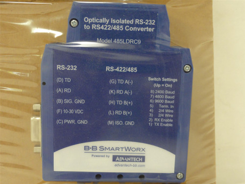 B+B SmartWorx 485LDRC9; Converter; RS-232 to RS422/485