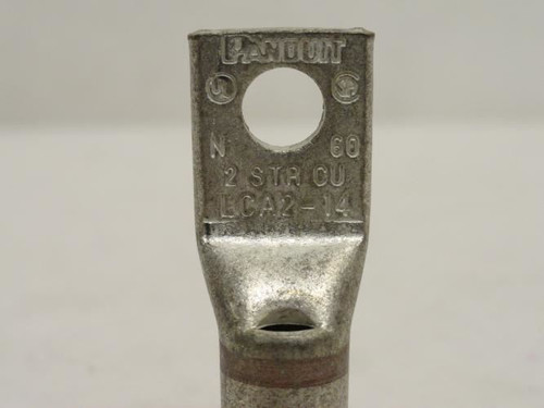 Panduit LCA2-14; Copper Compression Lug # 2 AWG; 1/4" Stud
