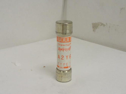 Gould A2Y60; Current Limiting; Ferrule Fuse 50A; 250VAC/500VDC