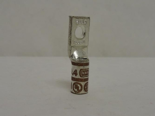 ILSCO CRA2; Copper Crimp Connector 1/0AWG; 1/4" Stud