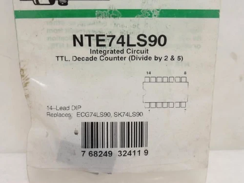 NTE Electronics NTE74LS90; Decade Counter Integrated Circuit