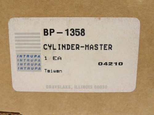 Intrupa BP-1358; Master Cylinder Assembly 04210