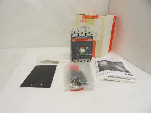 ABB S3H020TW; Circuit Breaker; 20 Amps; 3 Pole; 600 VAC
