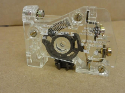 Square D 9999-SX-7; Aux Contact 1-NC; 10A; 600VAC; NEMA: 00 to 7