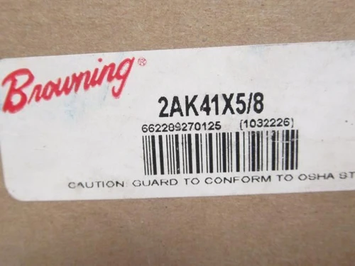 Browning 2AK39X3/4; V-Belt Pulley; 2-Groove; 3/4"ID