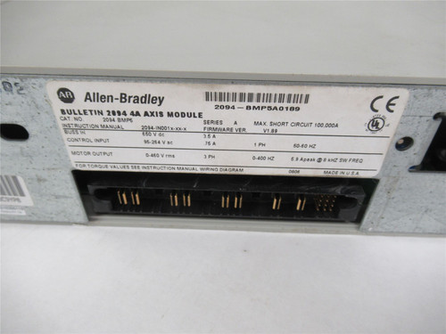 Allen-Bradley 2094-BPM5; Servo Drive Muti Axis 400/460V 4A