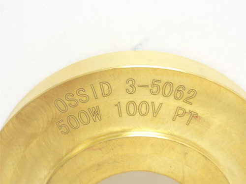 Ossid 1154958; Brass Center Heater; 500W; 100V; 1-21/64"ID