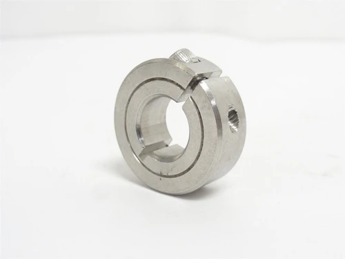 Climax 1C-050-S; One-Piece Shaft Collar; SS; 1/2"ID x 1-1/8"OD