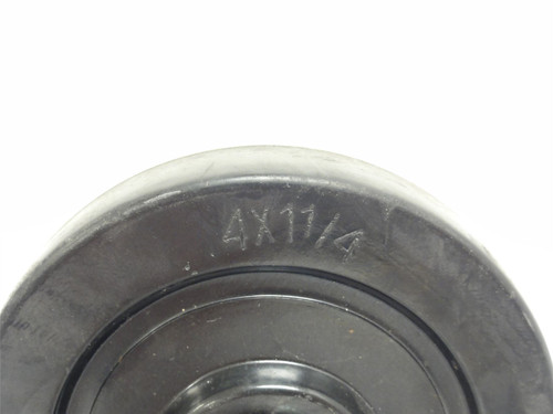 Faultless Caster 160-4SB; Poly Swivel Plate Caster; W/Brake