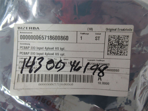 Bizerba 65718600860; PLC PCBAP EI0 Input 4plus4 HS kpl