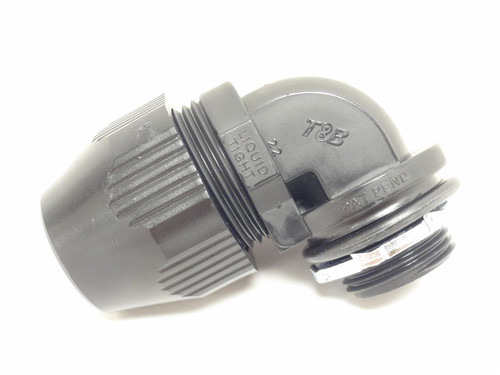Thomas-Betts LT975P; Liquid Tight Connector 90Deg; Size: 3/4"
