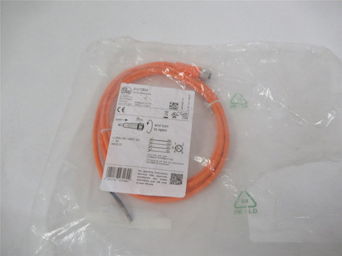 IFM EVT064; Cable M8 Female  4-wire 4 pole 5m