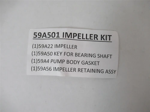 Pick Heaters 59A501; Impeller Kit for Pick Heaters