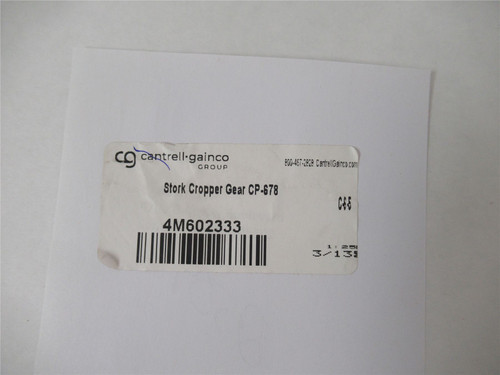 Cantrell Gainco 4M602333; Stork Cropper Gear CP-678