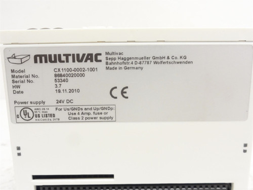 Multivac CX1100-0002-1001; Power Supply & I/O Interface Module