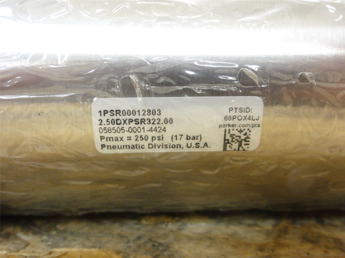 Parker 2.50DXPSR322.00; Air Cylinder; 2-1/2"ID x 32" Stroke