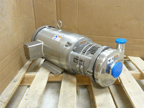 Waukesha C216; SS Centrifugal Pump 10HP 64mmID In; 38mmOut