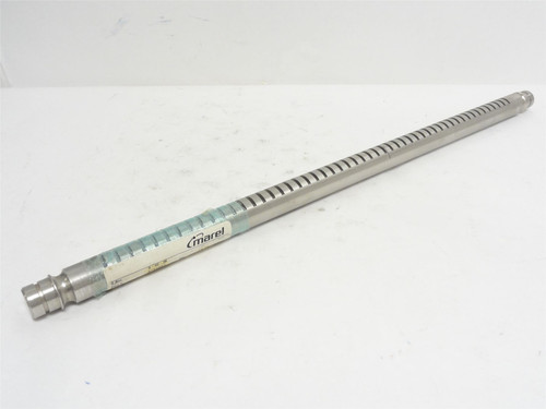 Marel 9721664; Stripper Shaft; SS; 7/8 x 1"OD; 23-3/8" Long