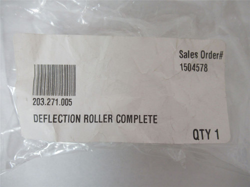 Robert Reiser 203271005; Deflection Roller Complete