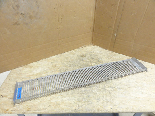 MFG- 1250035500; Slotted SS Long Chute; 39" Long x 7-1/8" Wide