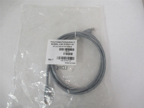 Automation Direct  C5E-STPGY-S7; Cat.5E Patch Cable 7'
