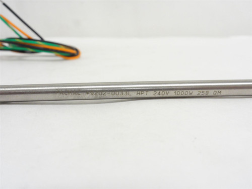 Pacmac 9202-0033L; Heat Element 1/4"OD; 240VAC; 1000 Watts