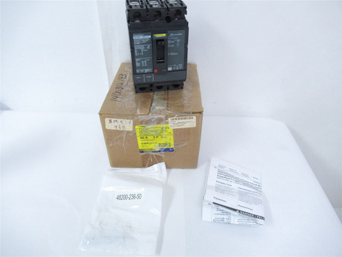 Schneider HJL36060; Circuit Breaker 60A 3-P 600VAC